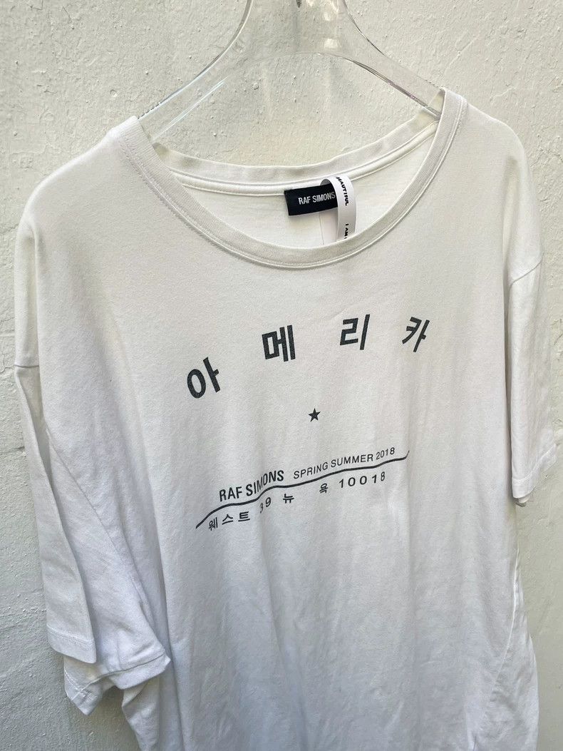 Raf Simons Raf Simons 18SS Korean Slogan T-Shirt 2504-Nextarrow Size US M / EU 48-50 / 2 - 3 Thumbnail