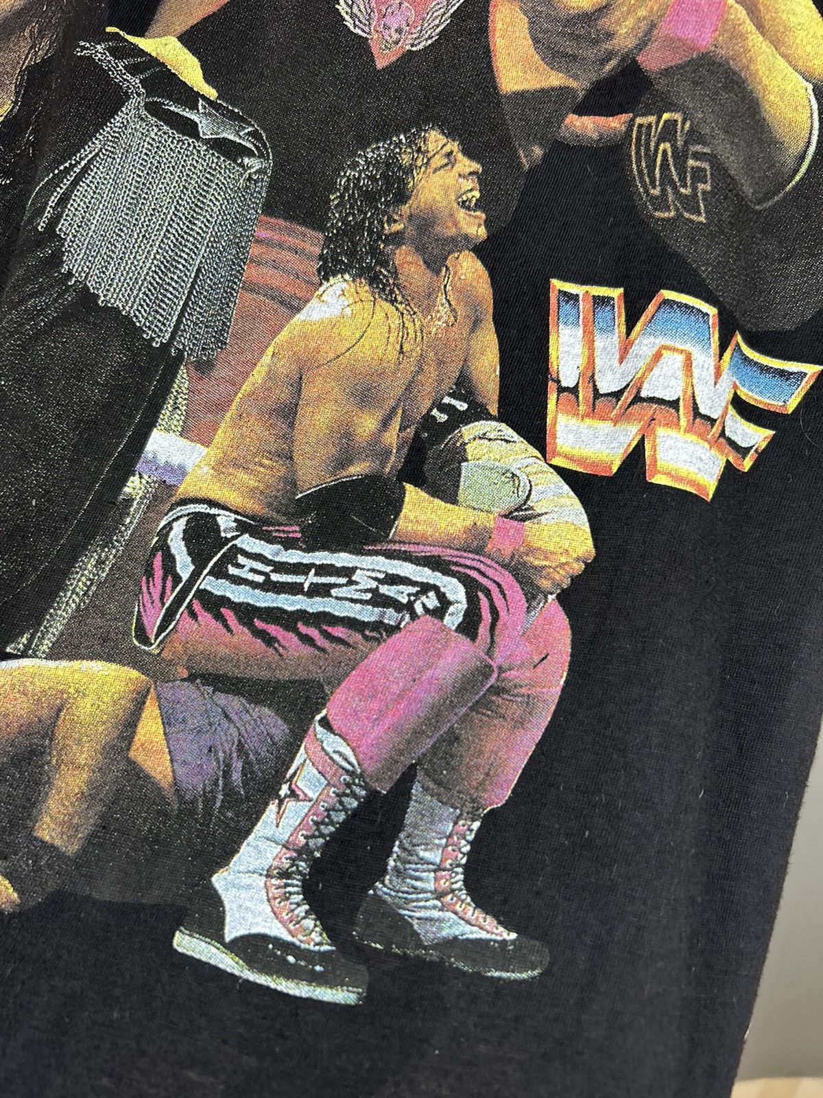 Band Tees × Vintage × WWE Vintage Bred Hart Hitman WWF WWE Tee Size US XL / EU 56 / 4 - 13 Thumbnail