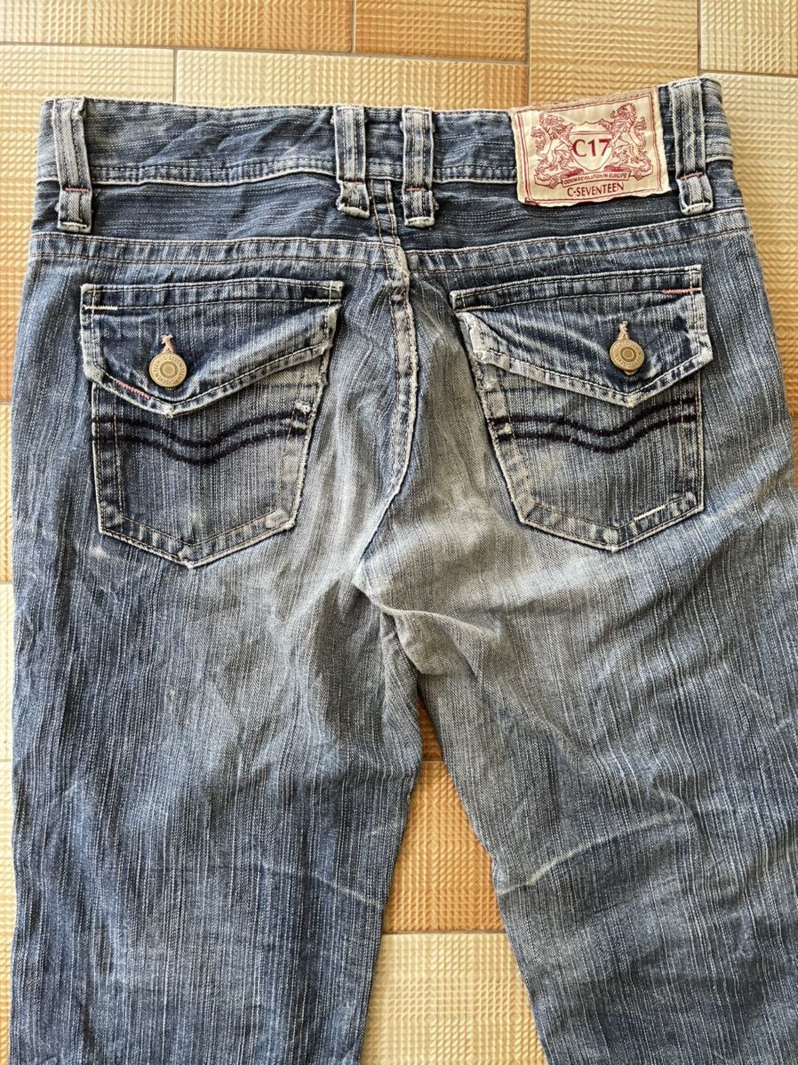 Japanese Brand VINTAGE FLARE JEANS BOOTCUT DISTRESSED Size US 28 / EU 44 - 3 Thumbnail
