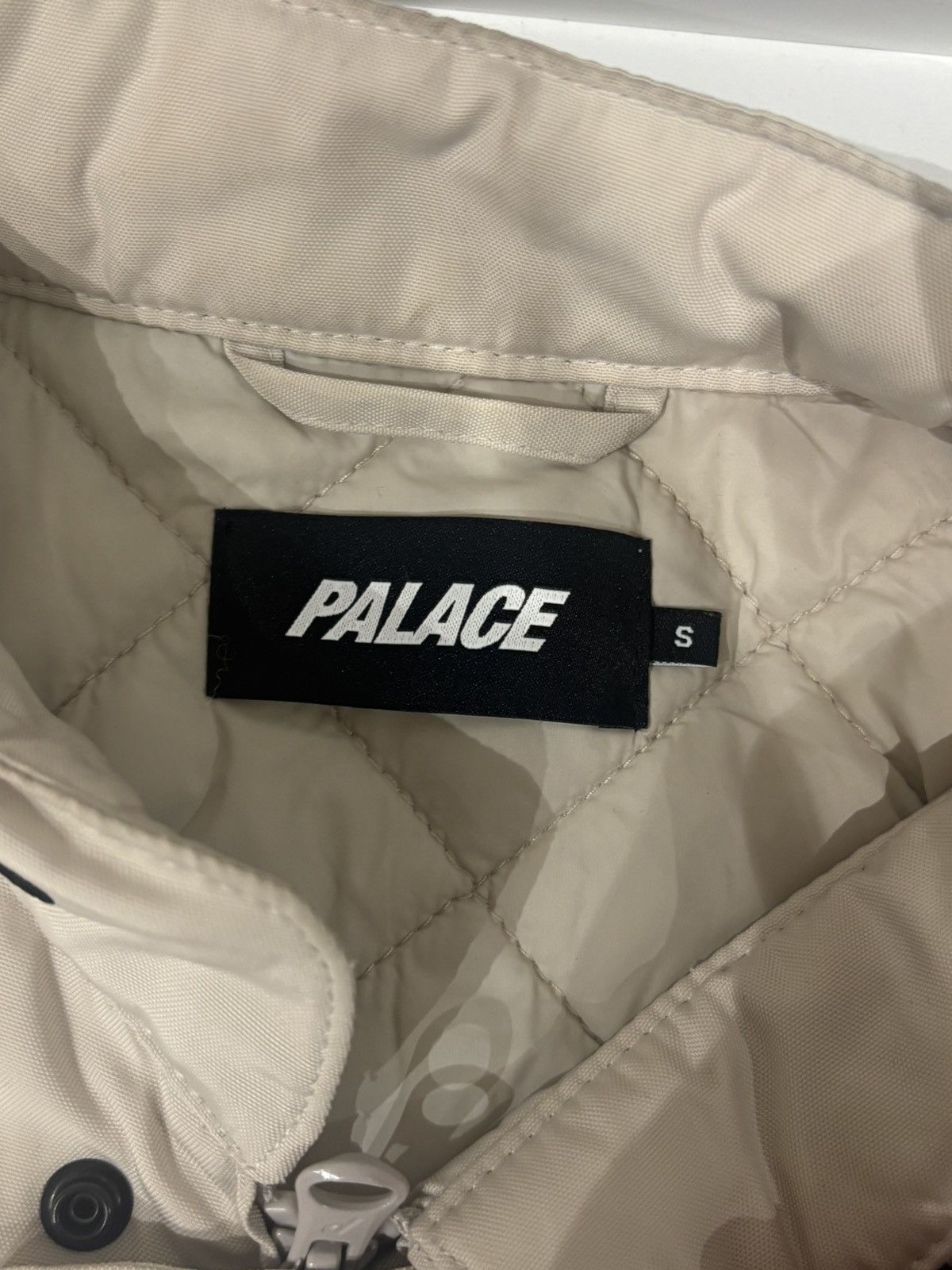 Palace Palace Faster Jacket Small (Cream/White) Size US S / EU 44-46 / 1 - 7 Thumbnail