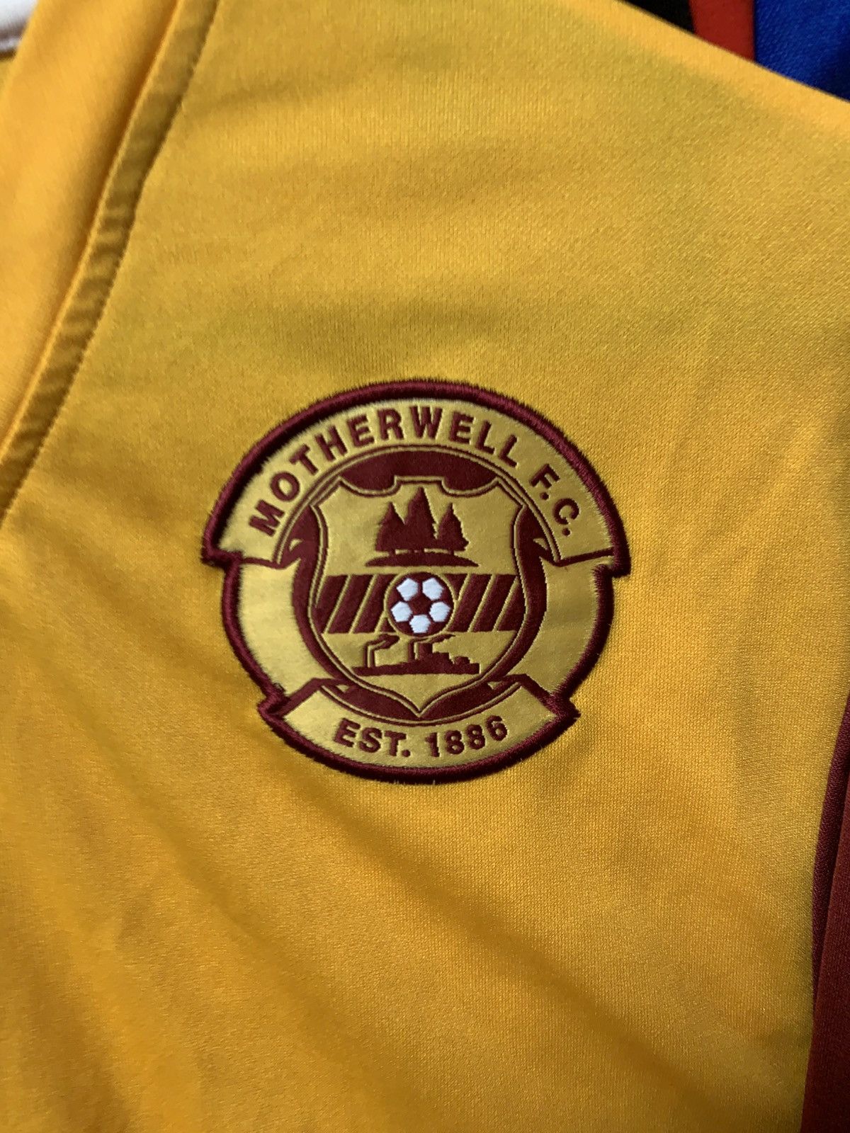 Puma 🔥PUMA MOTHERWELL 2013/14 HOME LOONG SLEEVE SOCCER JERSEY Size US L / EU 52-54 / 3 - 5 Thumbnail