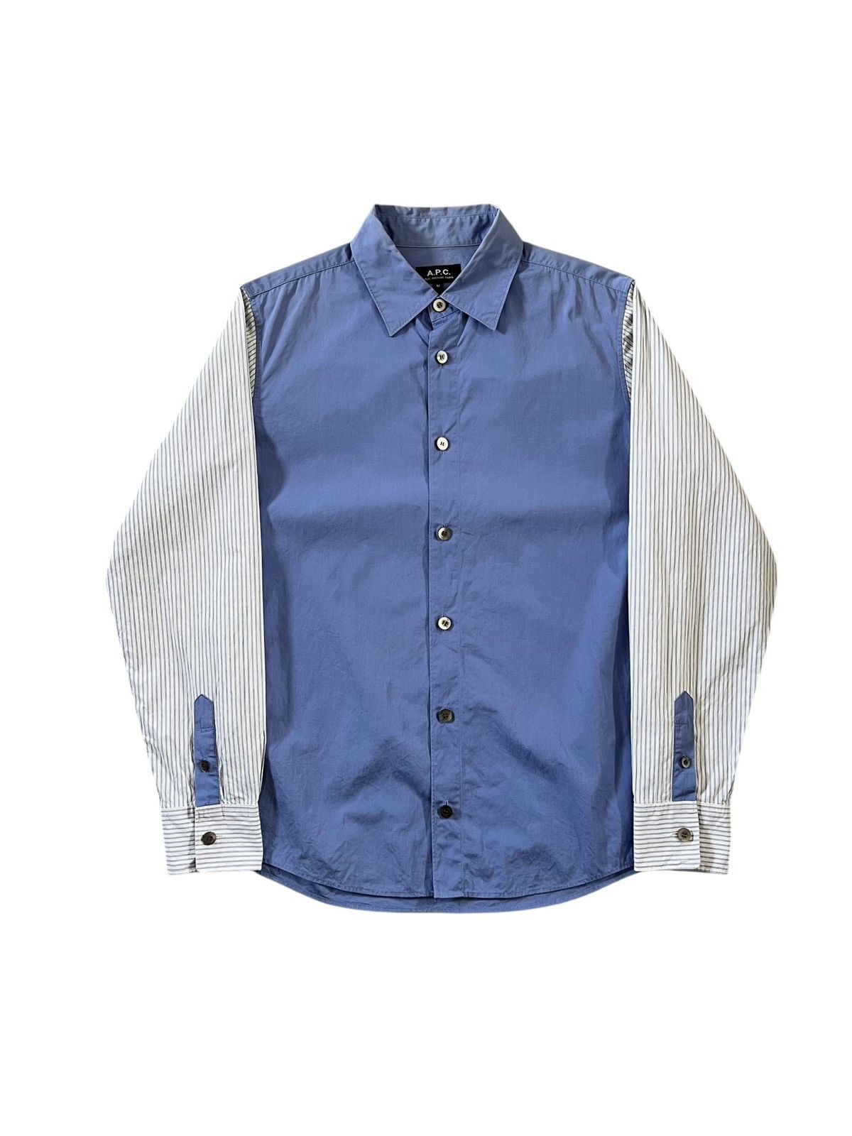 A.P.C. A.P.C Chemise Jensen Button Up Shirt Size US M / EU 48-50 / 2 - 2 Thumbnail