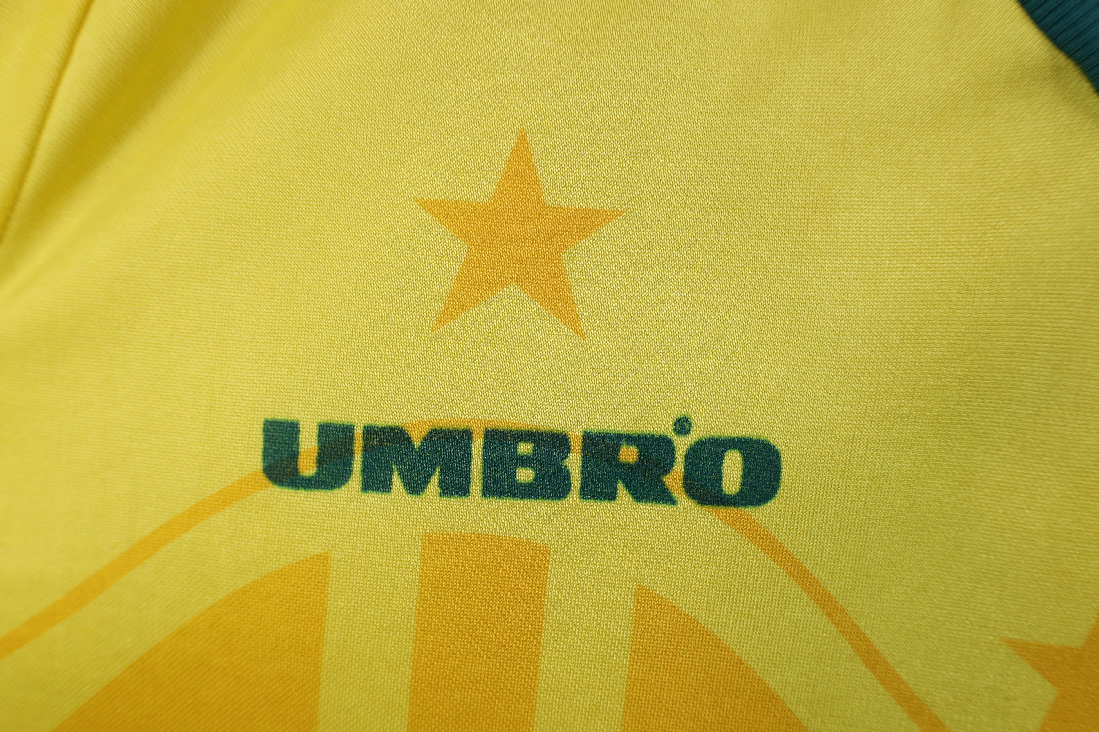 Umbro × Vintage Vintage 90s Umbro World Cup Brasil Soccer Football Jersey Size US L / EU 52-54 / 3 - 5 Thumbnail