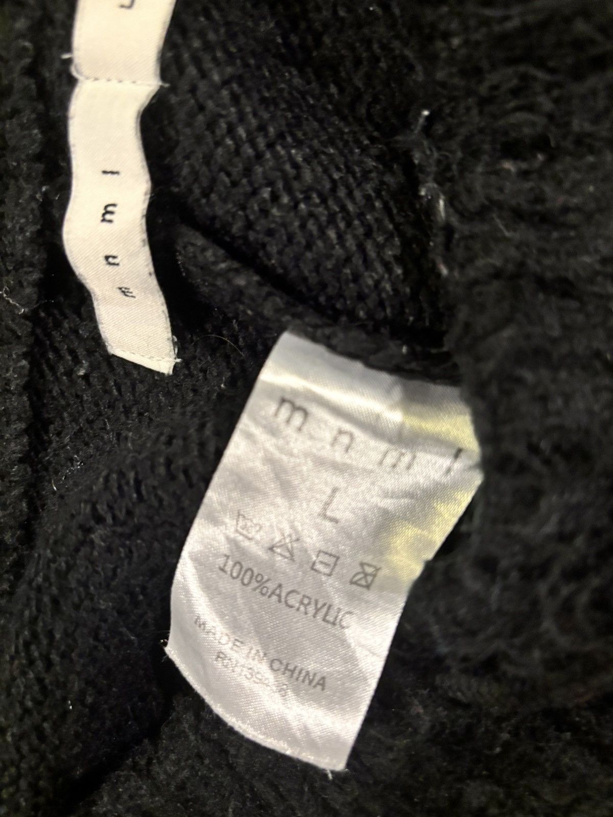MNML Mnml Mohair Shorts Size Large Black Size US 34 / EU 50 - 4 Thumbnail