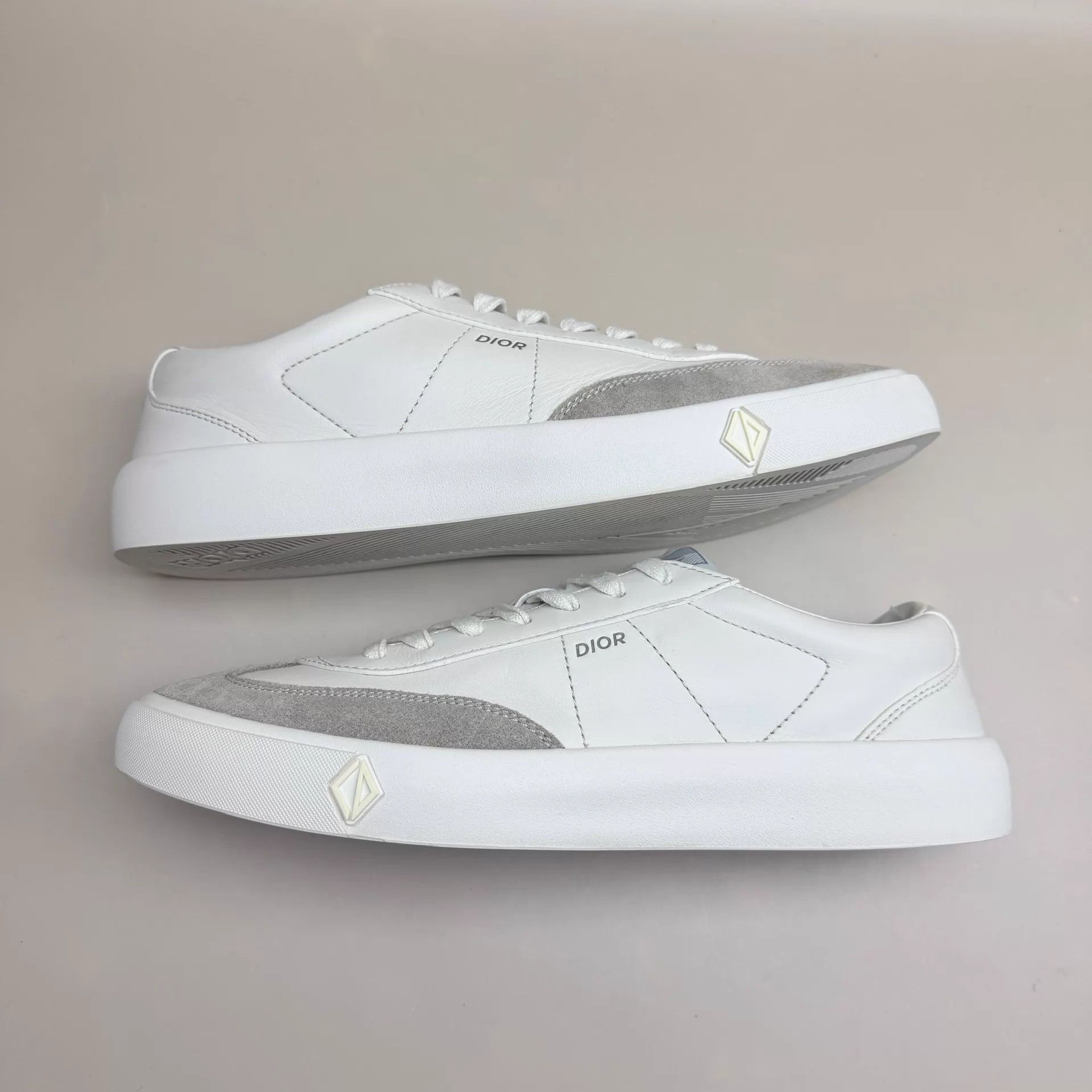 Dior Dior B101 White & Gray Sneaker 43.5 99 New Size US 10.5 / EU 43-44 - 5 Thumbnail