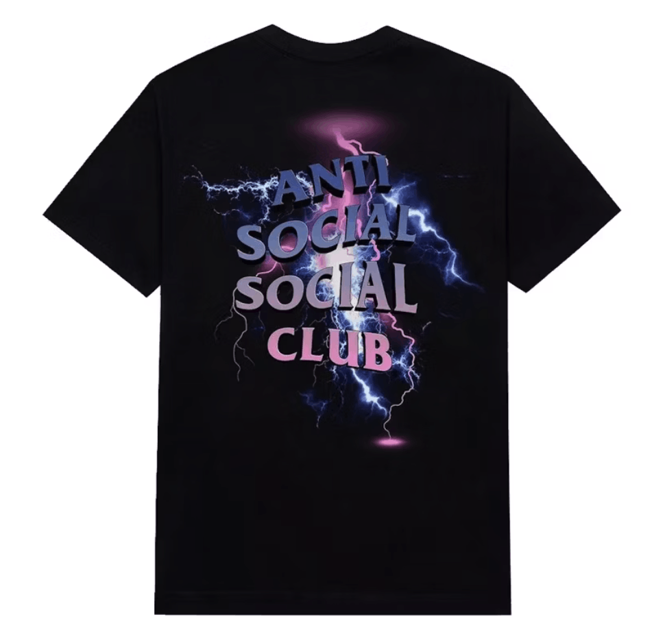 Anti Social Social Club Bolt From The Blue T-shirt Black XXL