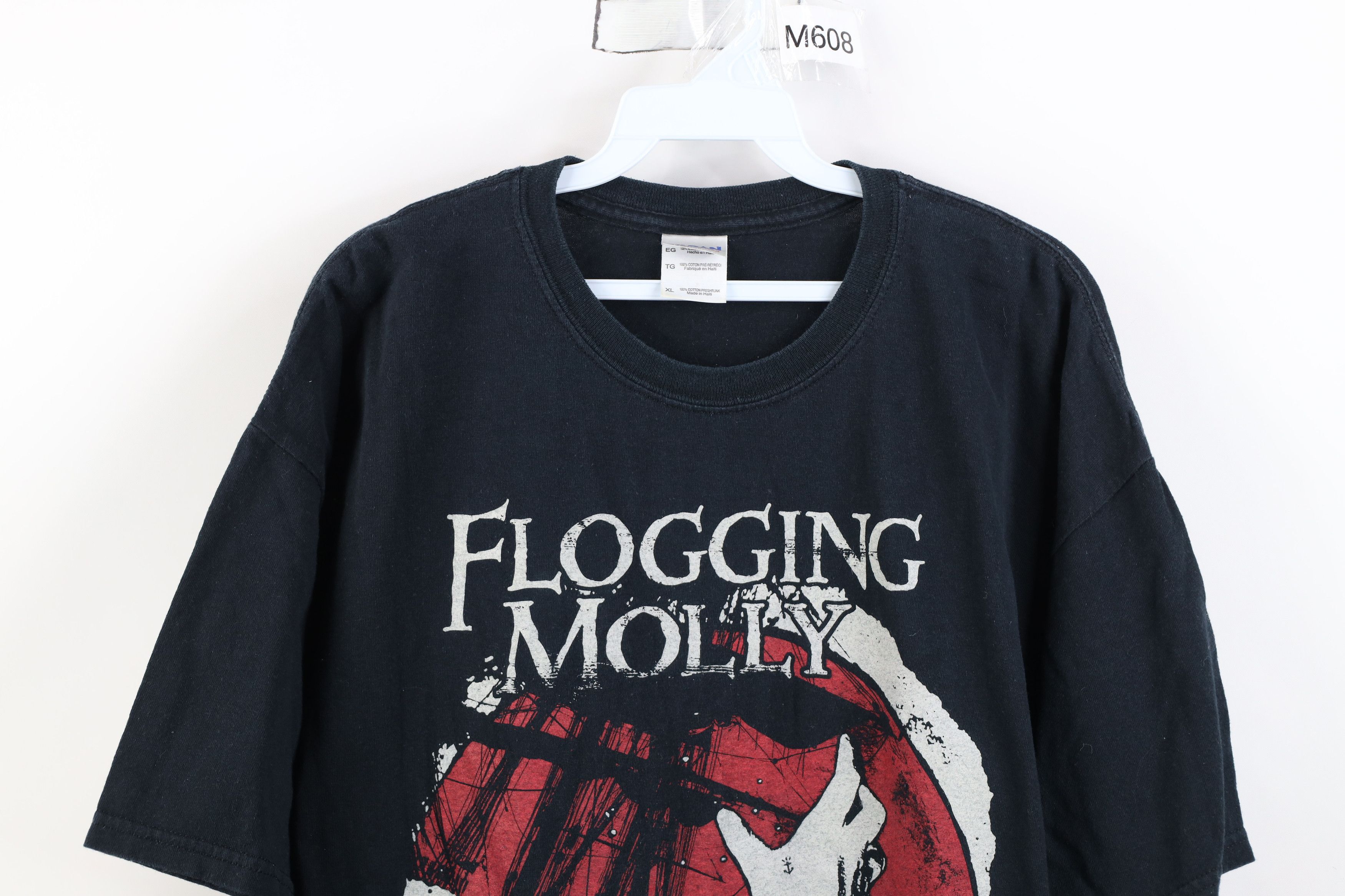 Vintage Vintage Y2K Spell Tour Flogging Molly Band T-Shirt Black Size US XL / EU 56 / 4 - 2 Thumbnail