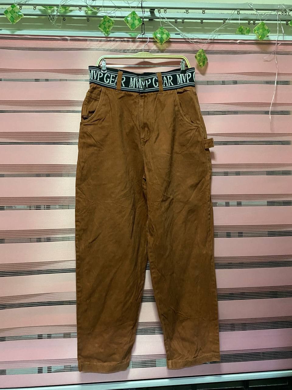 Japanese Brand MVP jeans hip hop street (baggy) Size US 33 - 3 Thumbnail