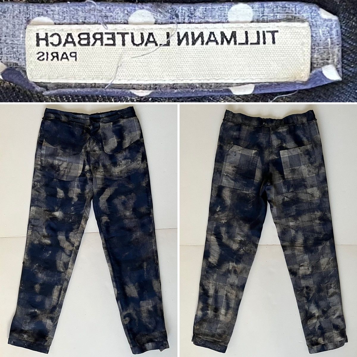 Tillmann Lauterbach Tillmann Lauterbach Pant,US Men Small, 32 Inseam, Navy Print Size US 32 / EU 48 - 1 Thumbnail