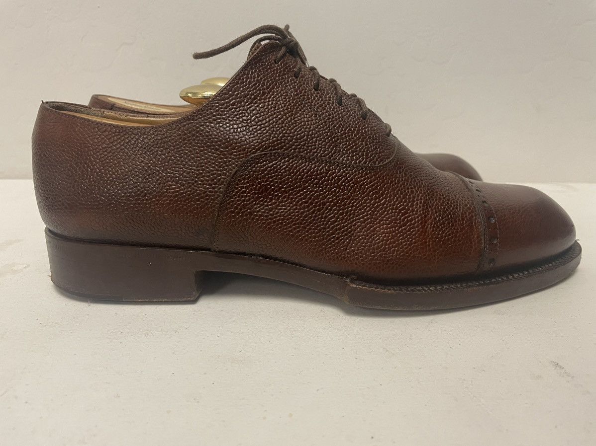 Cole Haan × Vintage Pebbled Leather Cap Toe Oxford Size US 9.5 / EU 42-43 - 4 Thumbnail
