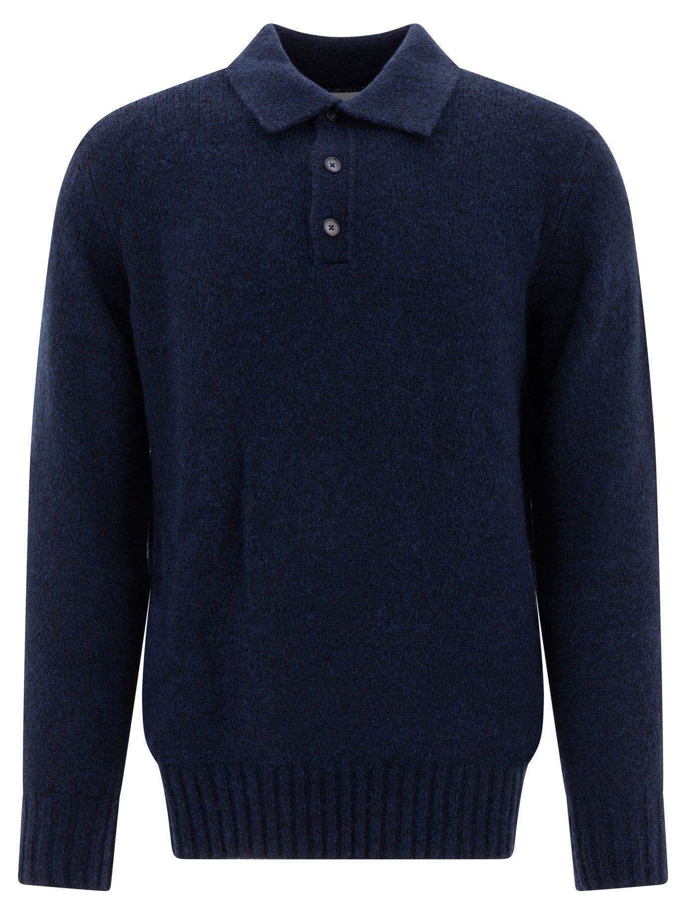 NN07 Lee Merino Wool-Blend Polo Sweater Size US S / EU 44-46 / 1 - 1 Thumbnail