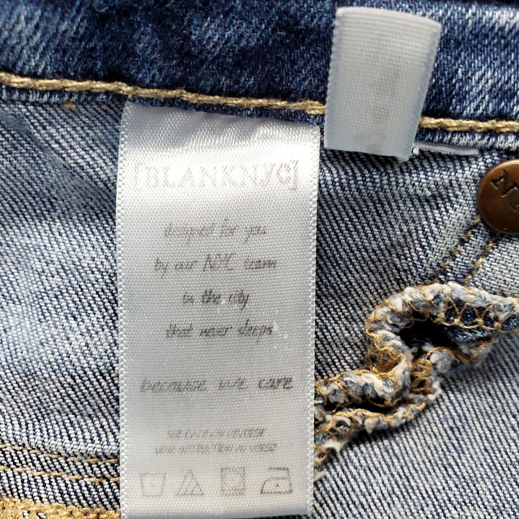 Vintage BLANKNYC Jeans Womens 26 Blue Denim Faded Stretch Streetwear Comfort Skinny Leg Womens Size 26 Blue Jeans Size 26" / US 2 / IT 38 - 7 Thumbnail