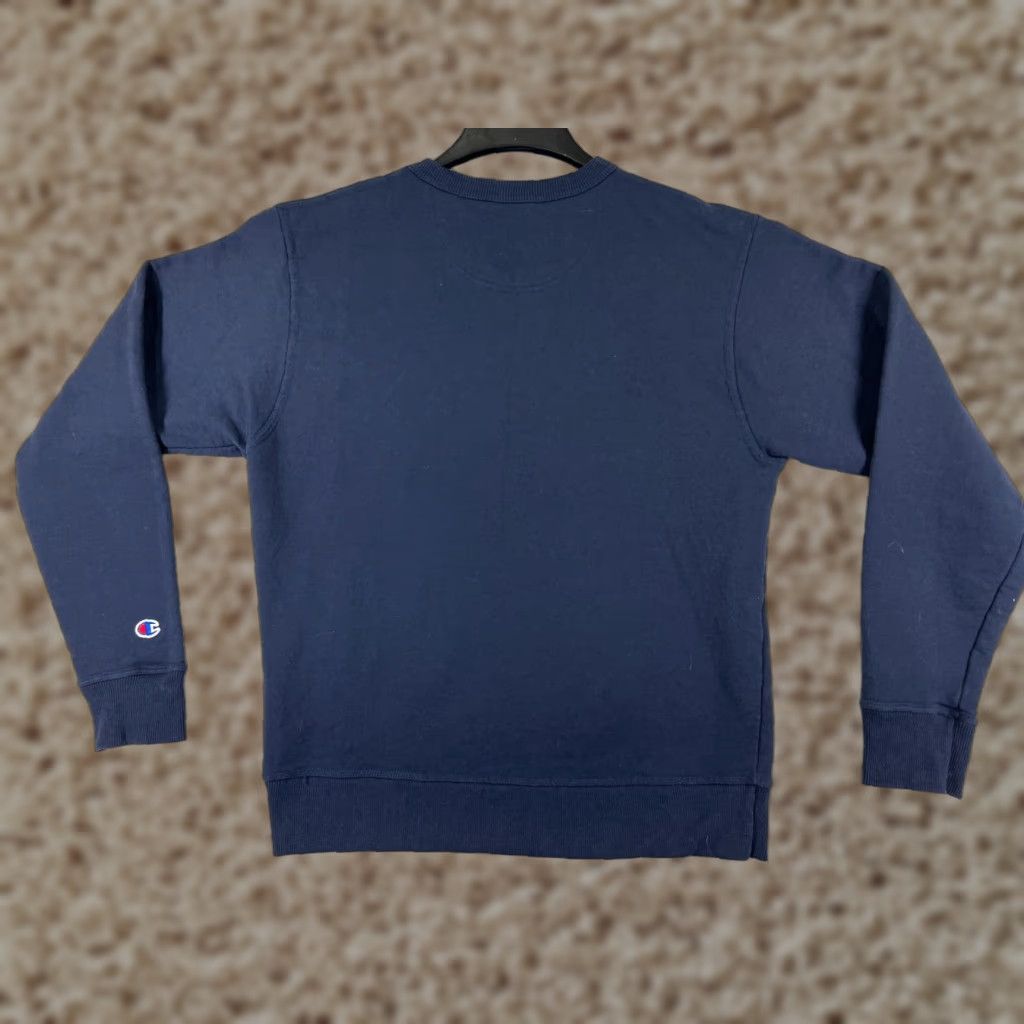 Champion Champion Sweater Adult Medium Blue Crew Neck Cotton Blend Outdoor Sweatshirt Size US M / EU 48-50 / 2 - 1 Thumbnail