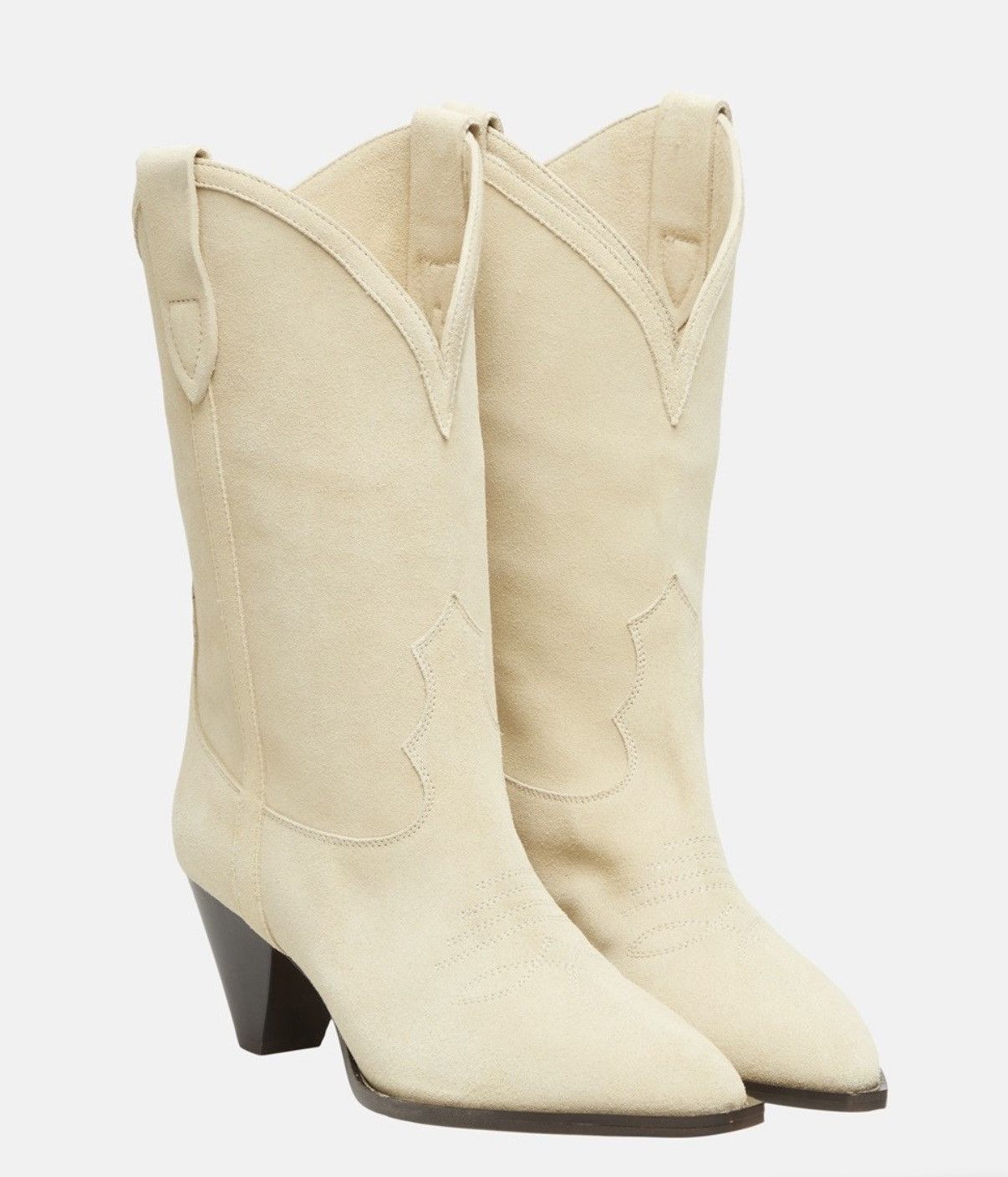 Isabel Marant Isabel Marant white Luliette heeled cowboy boots Size US 6 / IT 36 - 1 Thumbnail