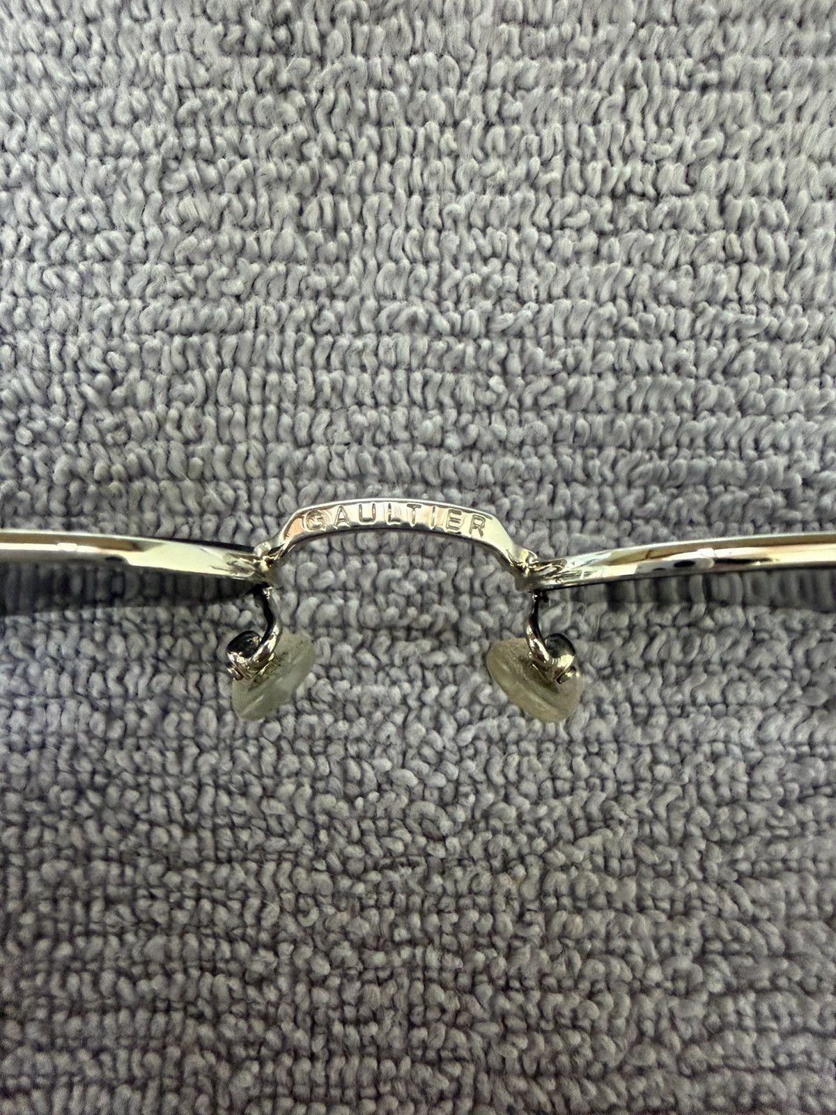 Jean Paul Gaultier Jean Paul Gaultier 56-0005 Silver 90's Sunglasses Size ONE SIZE - 9 Thumbnail