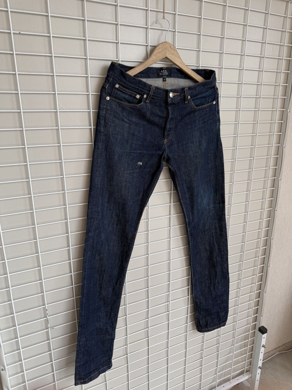A.P.C. A.P.C. Raw Selvedge Denim Jeans Mens Size 31 Tapered Pants Size US 31 - 5 Thumbnail
