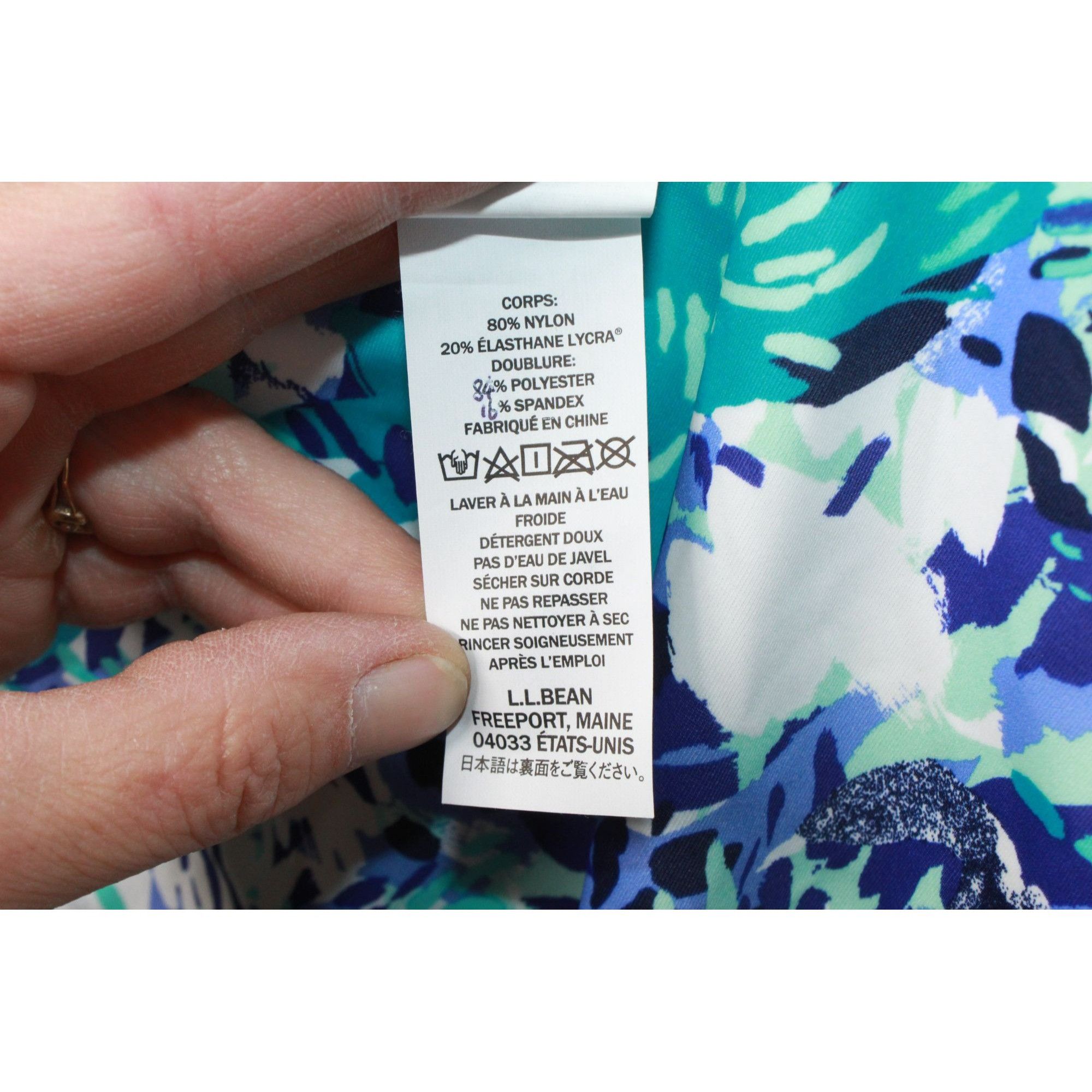 L.L. Bean LL Bean BeanSport Swimwear Scoopneck Tankini Top Size S / US 4 / IT 40 - 9 Thumbnail