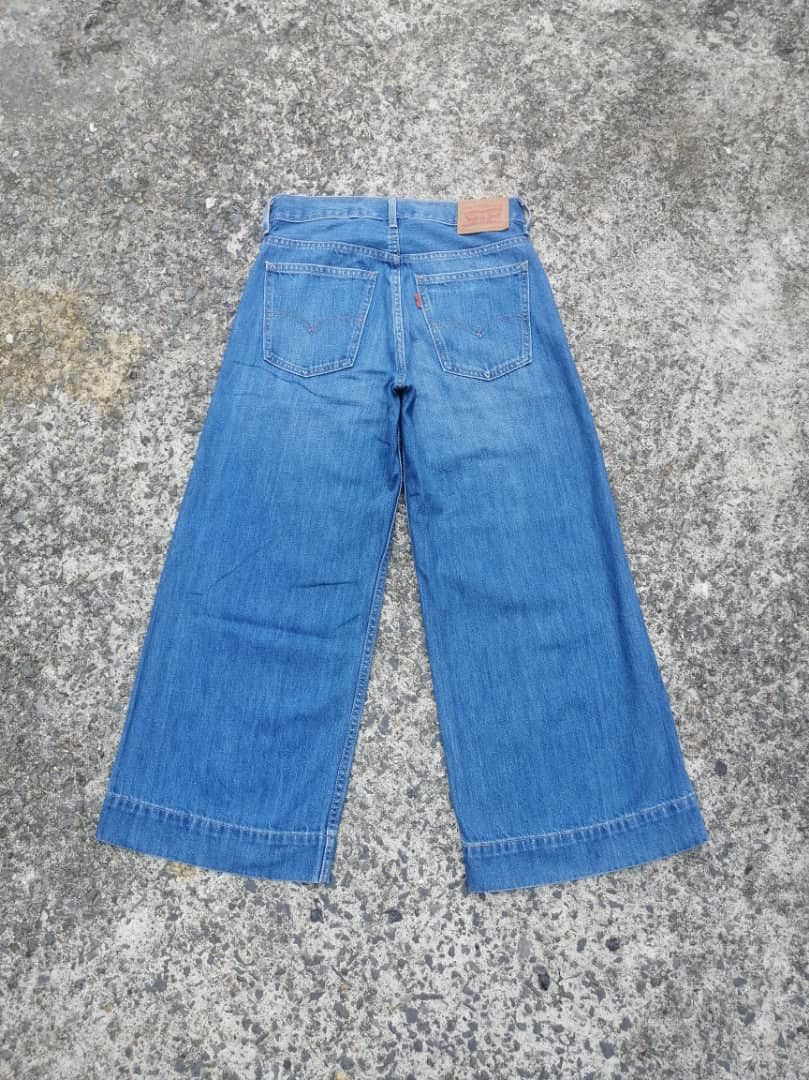 Levi's × Levi's Vintage Clothing Levi's Strauss Orange Tab Wide Leg Denim Jeans Size 27" / US 4 / IT 40 - 2 Thumbnail