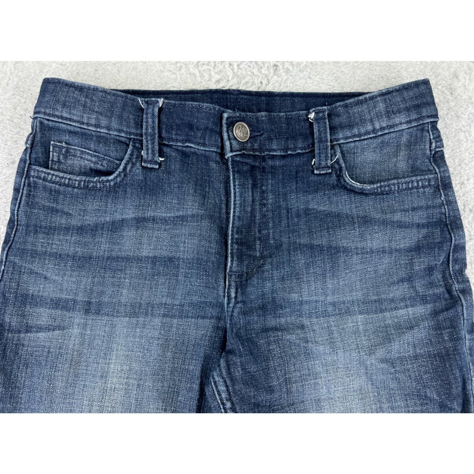 Wrangler VINTAGE Wrangler Jeans Juniors 14 Blue Denim Bootcut Mid Rise 25x28 Dark Wash Slimming Classic Womens Size 36" / US 14 / IT 50 - 4 Thumbnail
