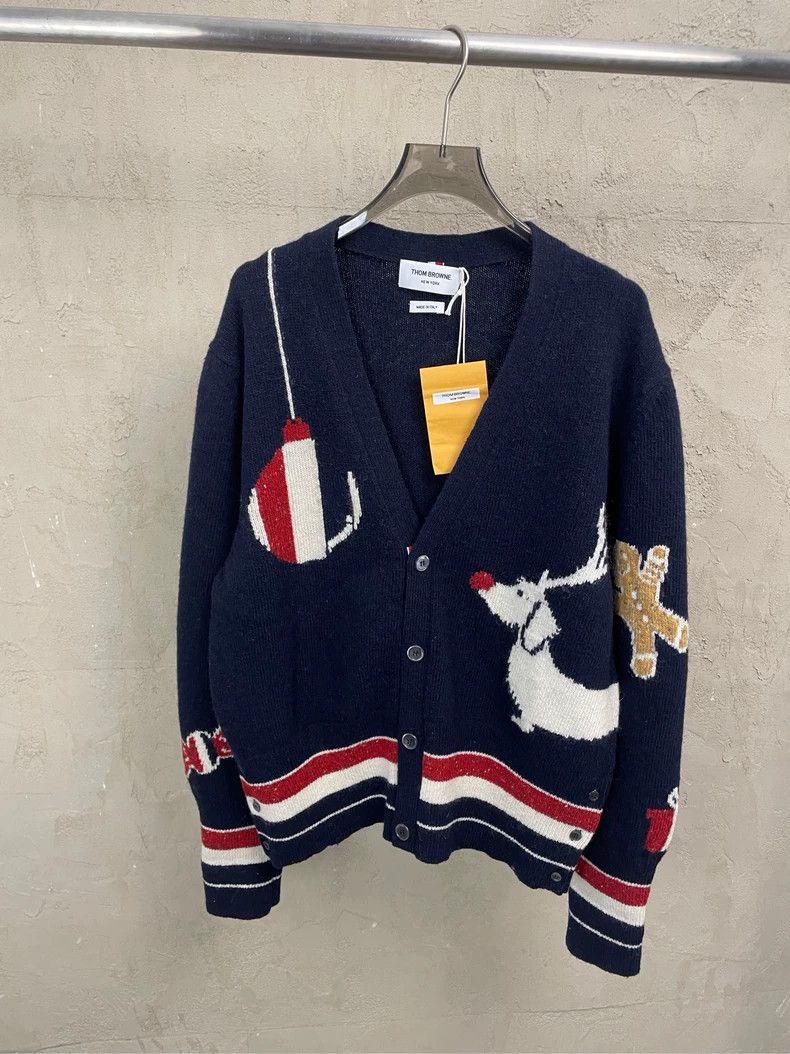 Thom Browne Thom browne Size 4 Dark blue elk gingerbread man colorful Size XL / US 12-14 / IT 48-50 - 1 Thumbnail