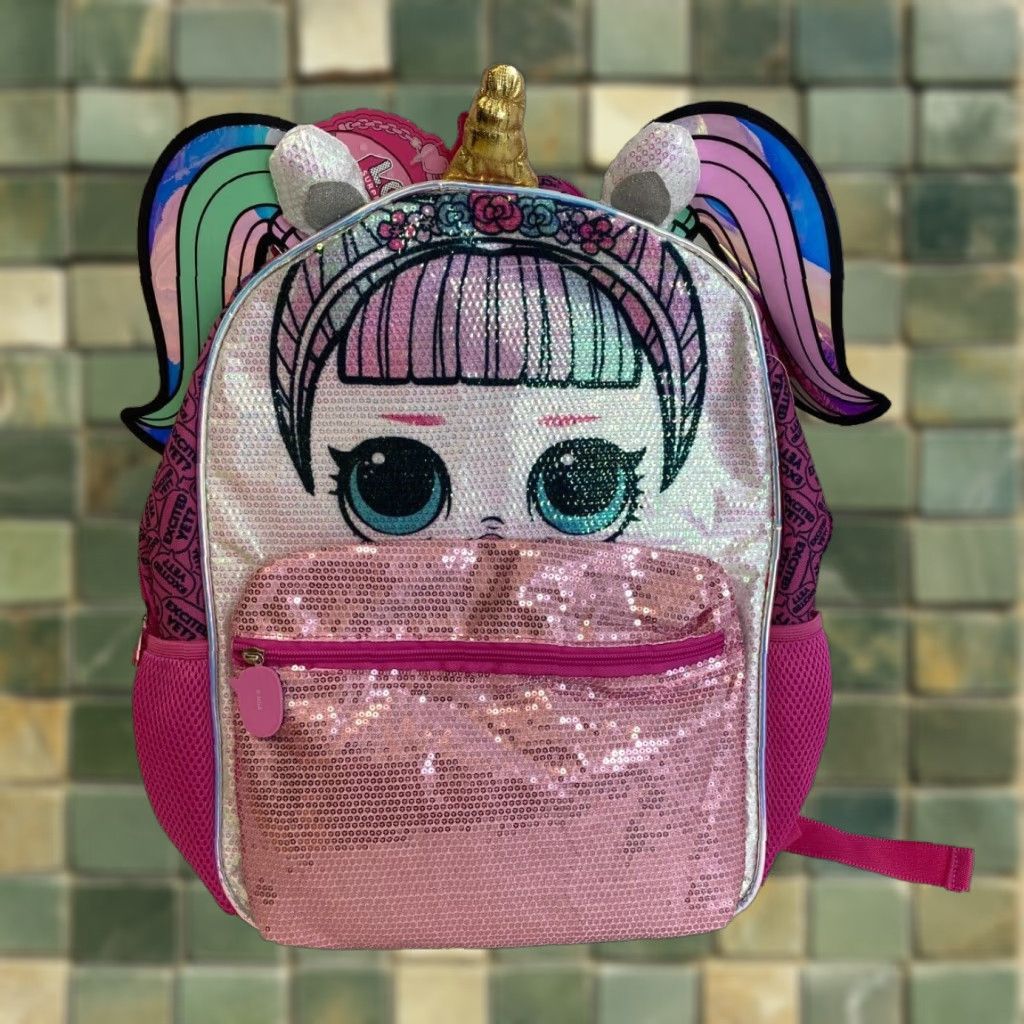 L.O.L Unicorn Backpack Amazon.com | Fab Starpoint LOL Surprise Unicorn Backpack  main image 4