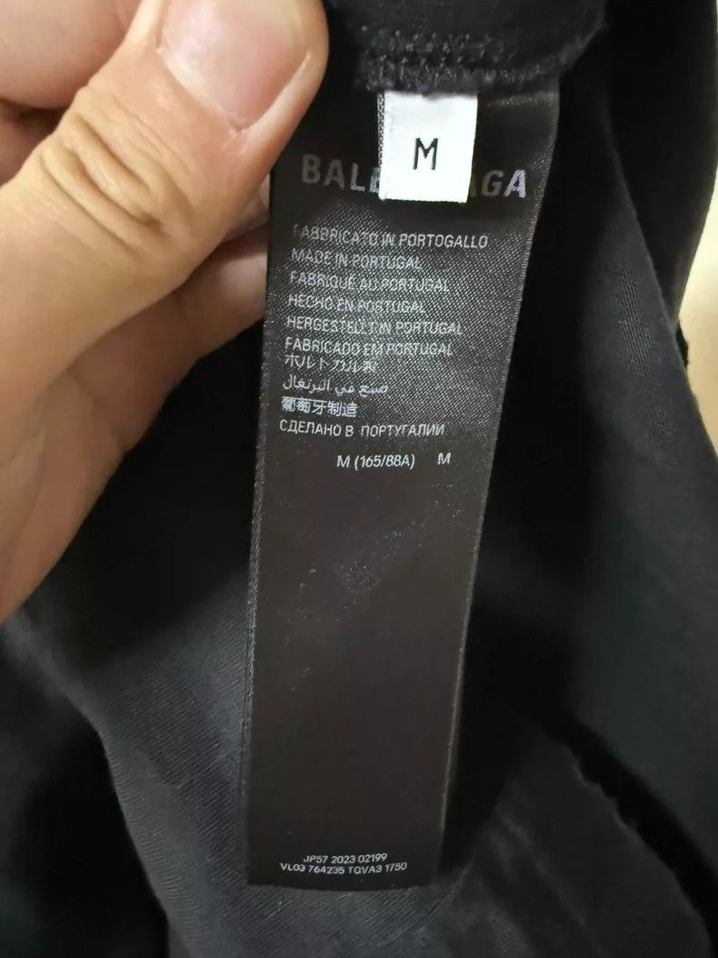 Balenciaga Balenciaga Front and back blurry logo short sleeves 2505-Ne Size US M / EU 48-50 / 2 - 4 Thumbnail