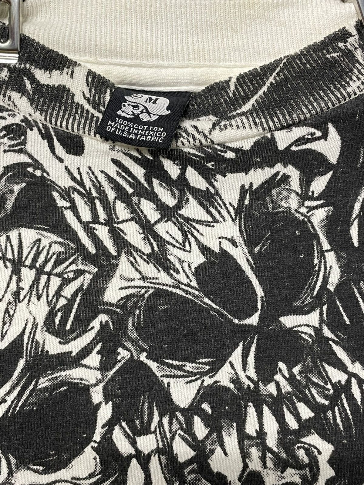 Designer × Japanese Brand × Vintage Vintage 1990s Designer Metal Mulisha Skull Tattoo Tshirt Size US S / EU 44-46 / 1 - 5 Thumbnail