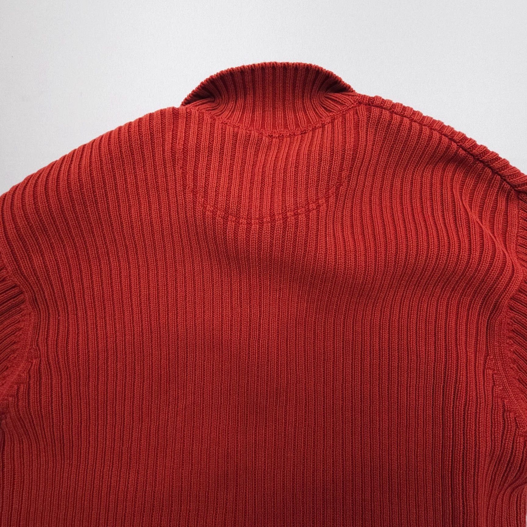 Tommy Bahama Tommy Bahama Sweater XL Red 1/4 Zip Heavyweight Mock Neck Knit Pullover Mens Size US XL / EU 56 / 4 - 7 Thumbnail