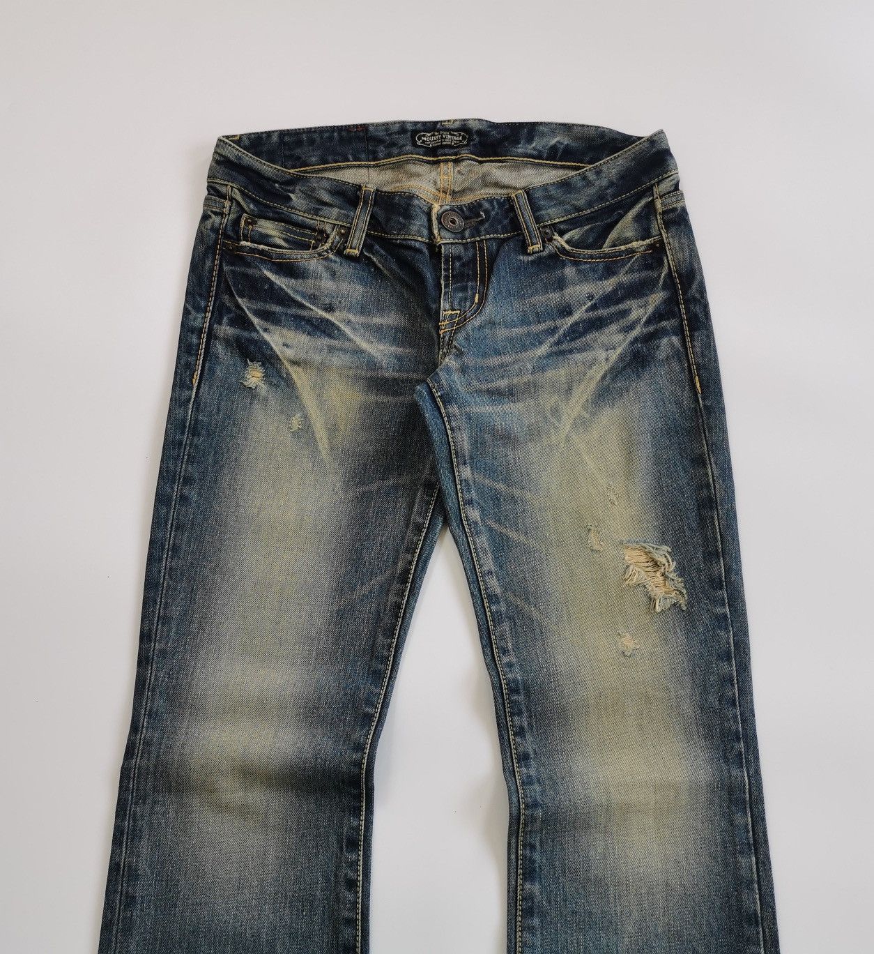 MOUSSY Moussy Japan Flare Bootcut Mud Jeans Size 29" - 2 Thumbnail