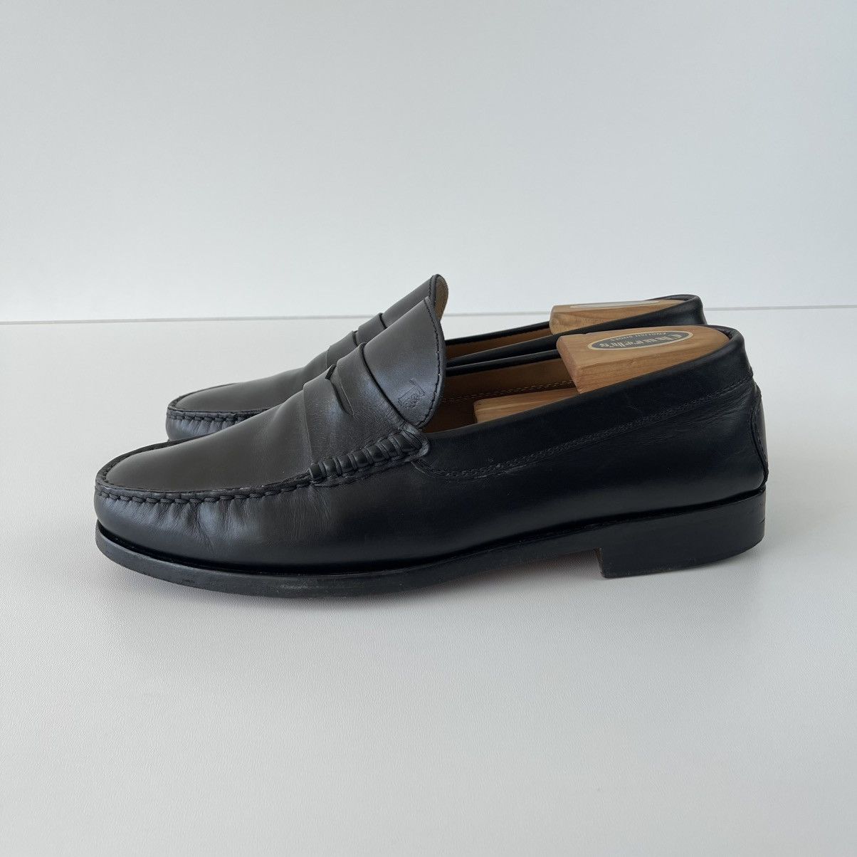 Tod's Tod’s Vintage Leather Penny Loafers Black Made in Italy Size US 9 / EU 42 - 3 Thumbnail