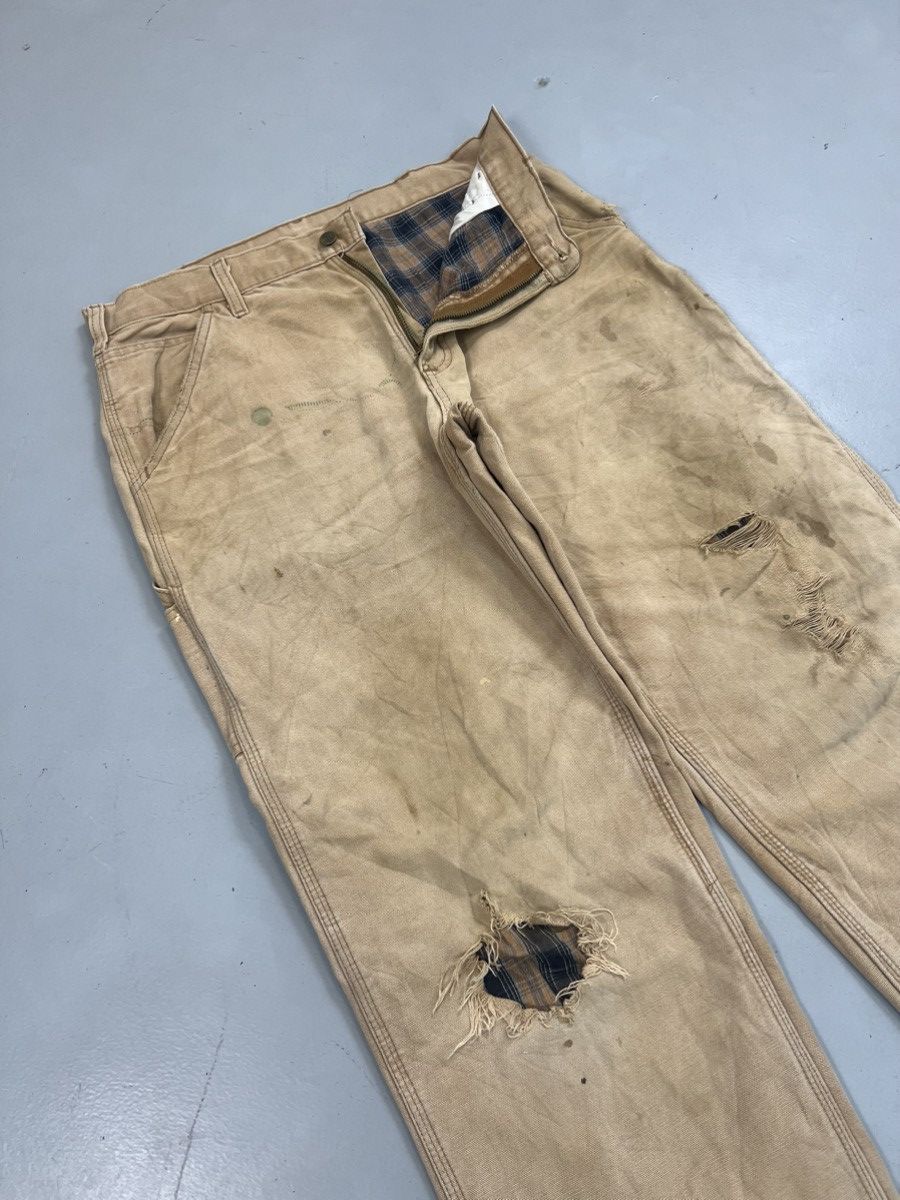 Carhartt Vintage Carhartt B111 BRN blanket line carpenter denim Size US 34 / EU 50 - 10 Thumbnail