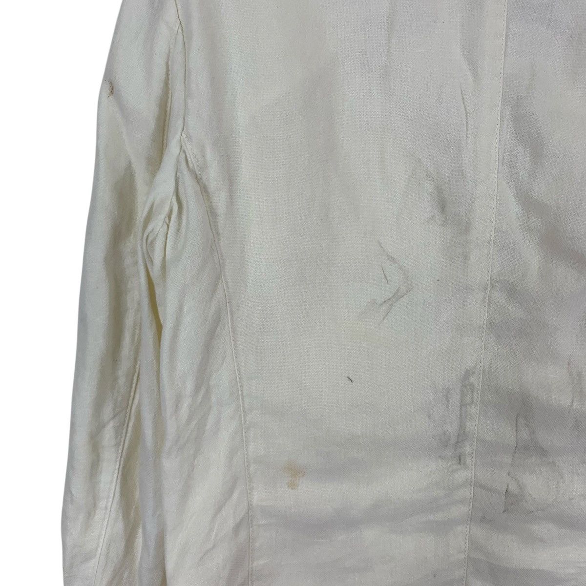 Armani × Armani Collezioni × Designer Vintage Armani Collezioni White Coat Size US L / EU 52-54 / 3 - 7 Thumbnail