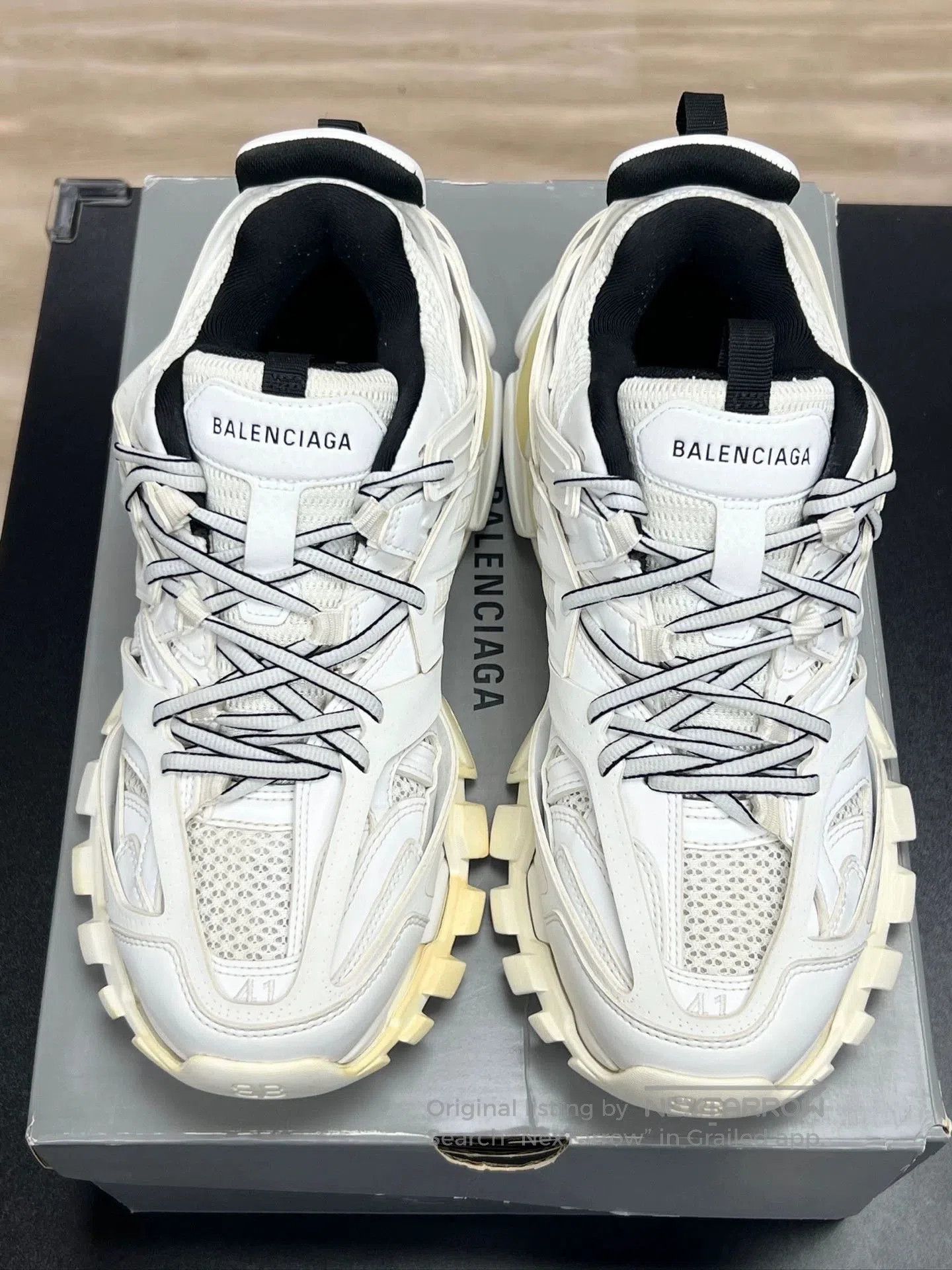 Balenciaga Balenciaga Track Sneakers in White and Black. Size US 8 / EU 41 - 3 Thumbnail