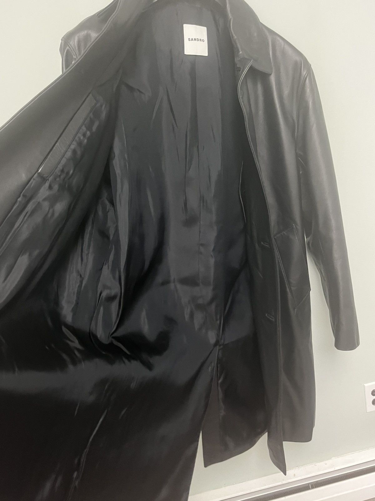 Sandro Sandro Long Leather Coat medium Size M / US 6-8 / IT 42-44 - 11 Thumbnail