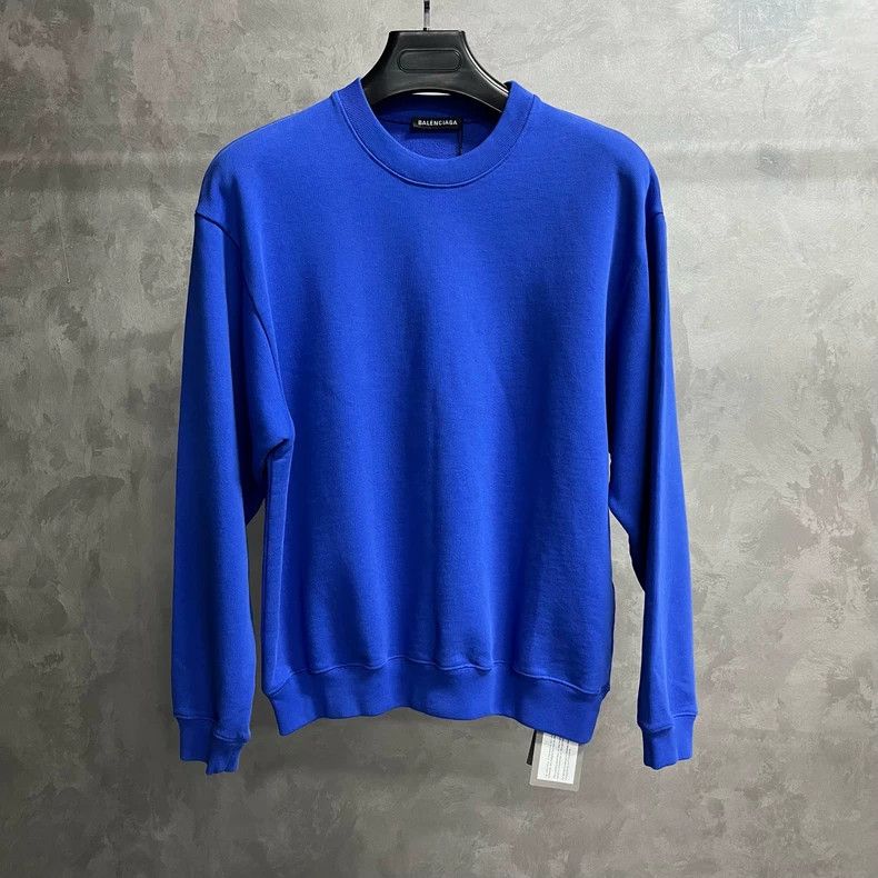 Balenciaga Balenciaga Blue print logo sweater Size US XS / EU 42 / 0 - 1 Thumbnail