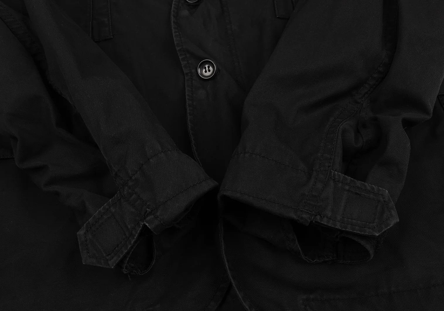 Junya Watanabe Military Jacket with Flap Pockets in Black, Size S Size US S / EU 44-46 / 1 - 9 Thumbnail
