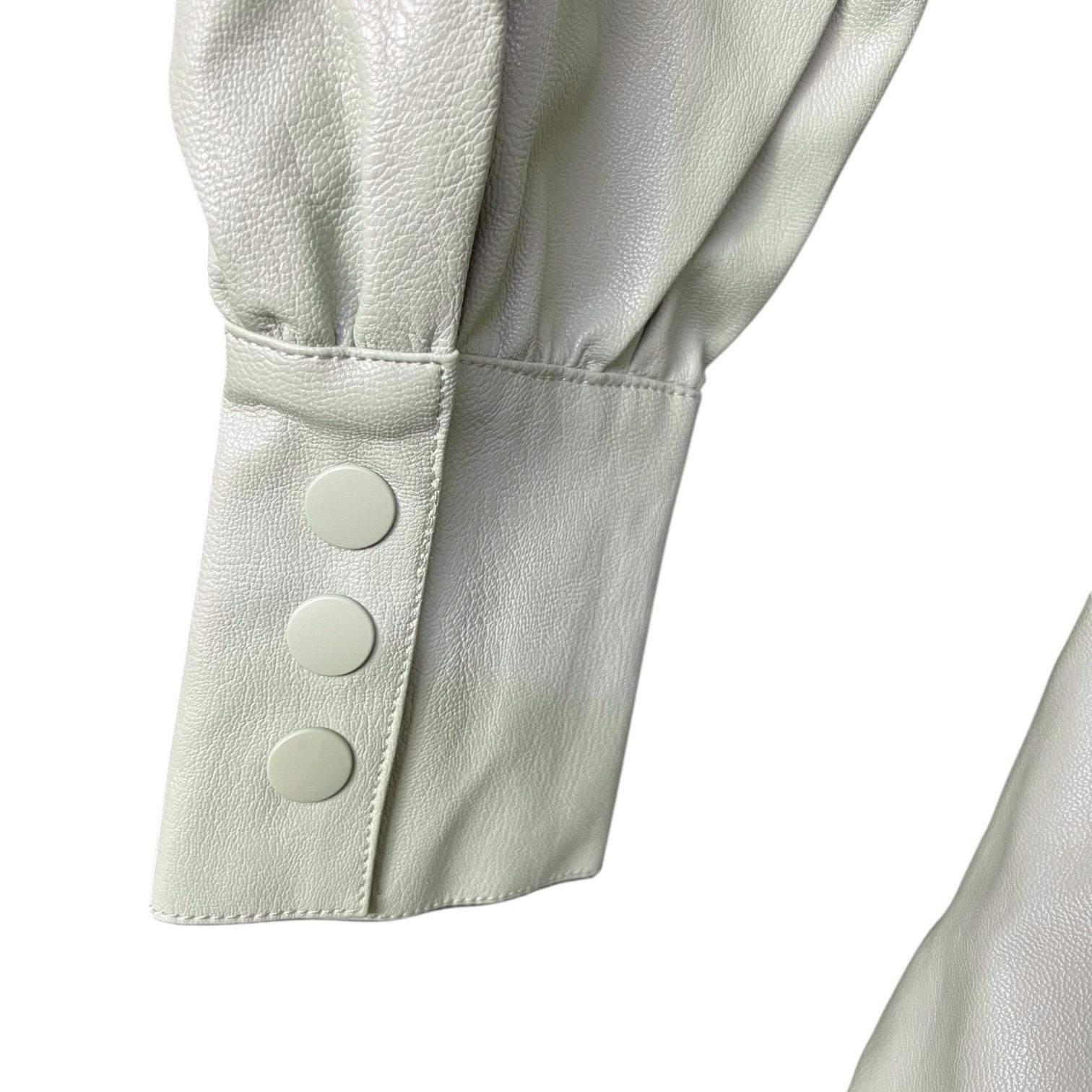 7 For All Mankind NWT 7 For All Mankind Sage Green Belted Faux Leather Romper Size 30" / US 8 / IT 44 - 8 Thumbnail