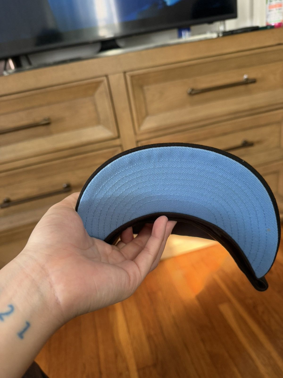 Hat Club Royals Hat Club 7 3/8 Blue Brim Size ONE SIZE - 2 Thumbnail