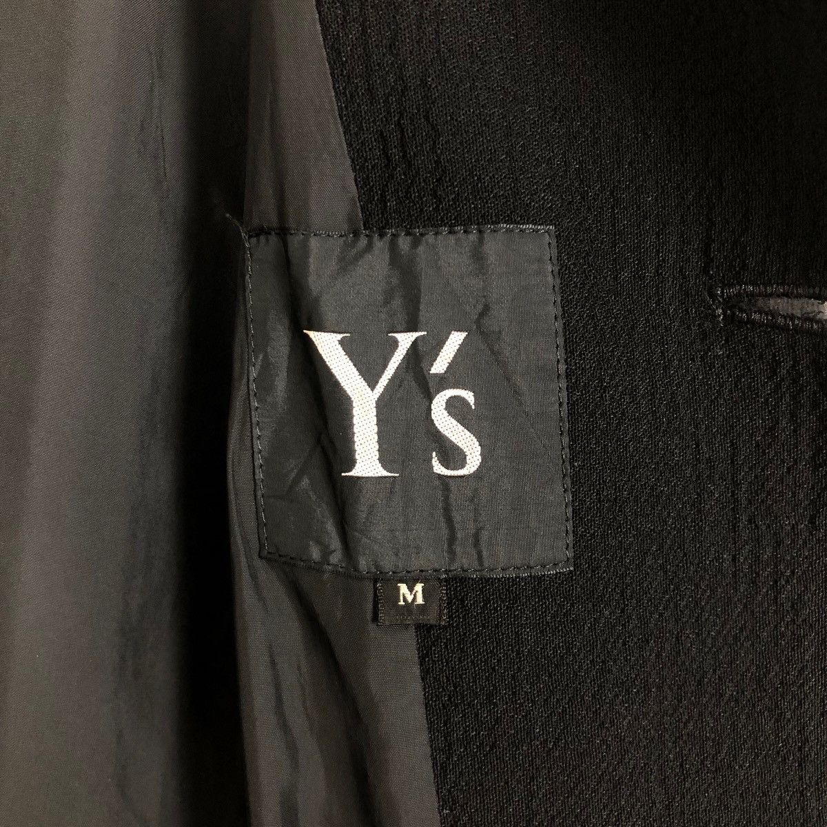 Yohji Yamamoto Vintage 90s Y’s Yohji Yamamoto Large Collar Wool Overcoat Size M / US 6-8 / IT 42-44 - 13 Thumbnail