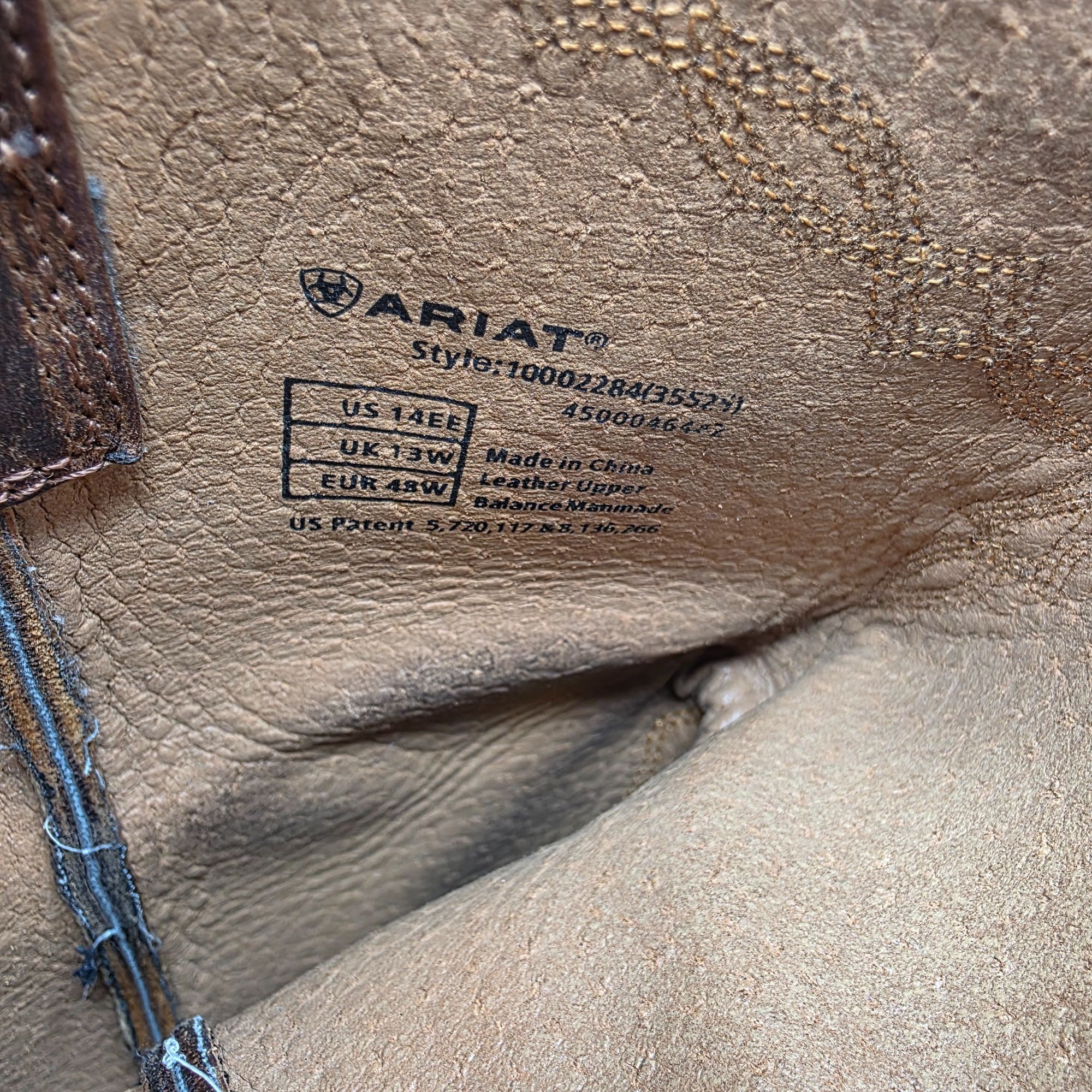 Ariat Ariat Heritage Roper Mens Size 14EE Western Leather Boots Br Size US 14 / EU 47 - 6 Thumbnail