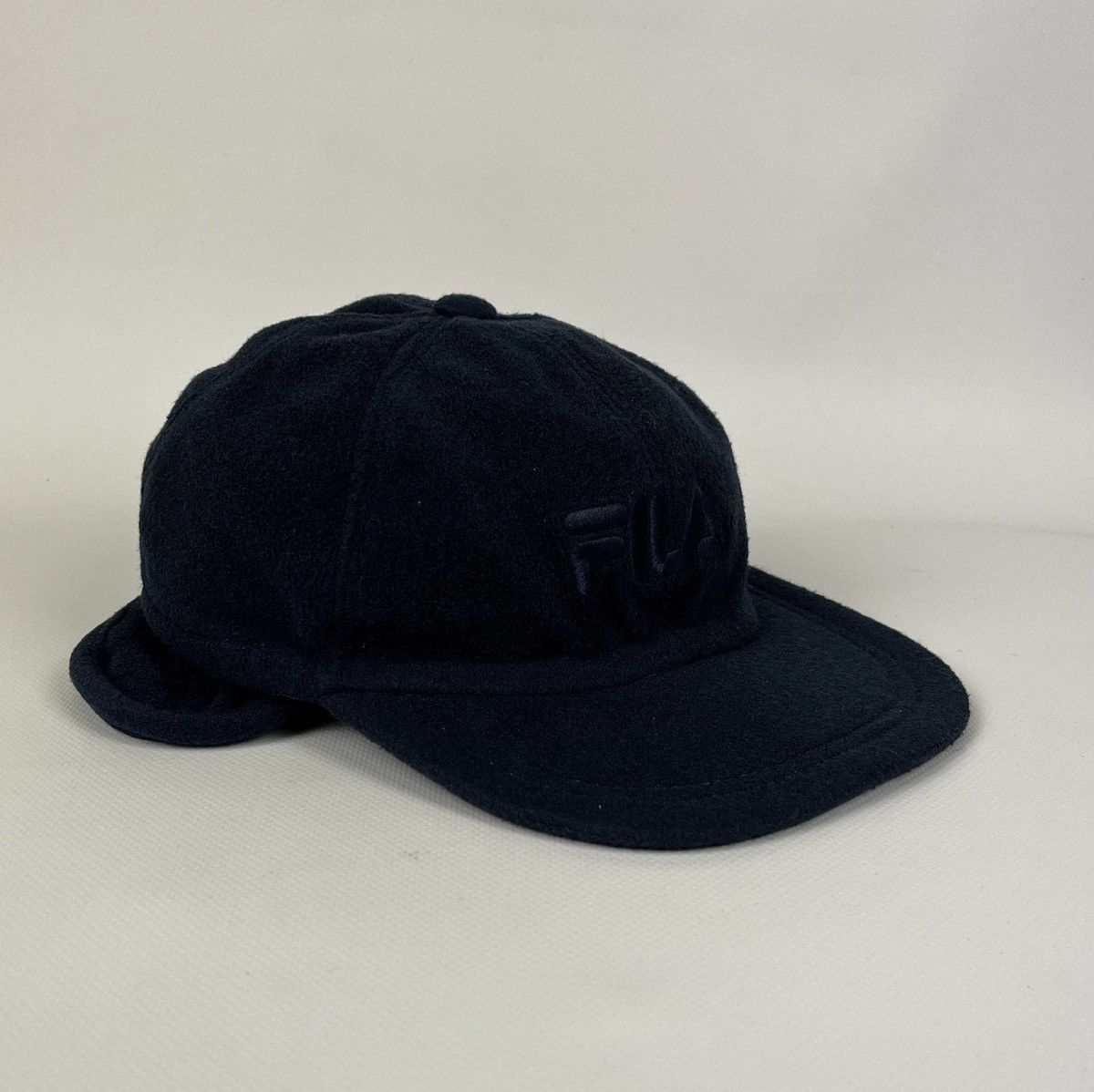 Fila Vintage Fila Fleece Hat Cap Blue Top Size M Made in Italy 🇮🇹 Size ONE SIZE - 1 Thumbnail