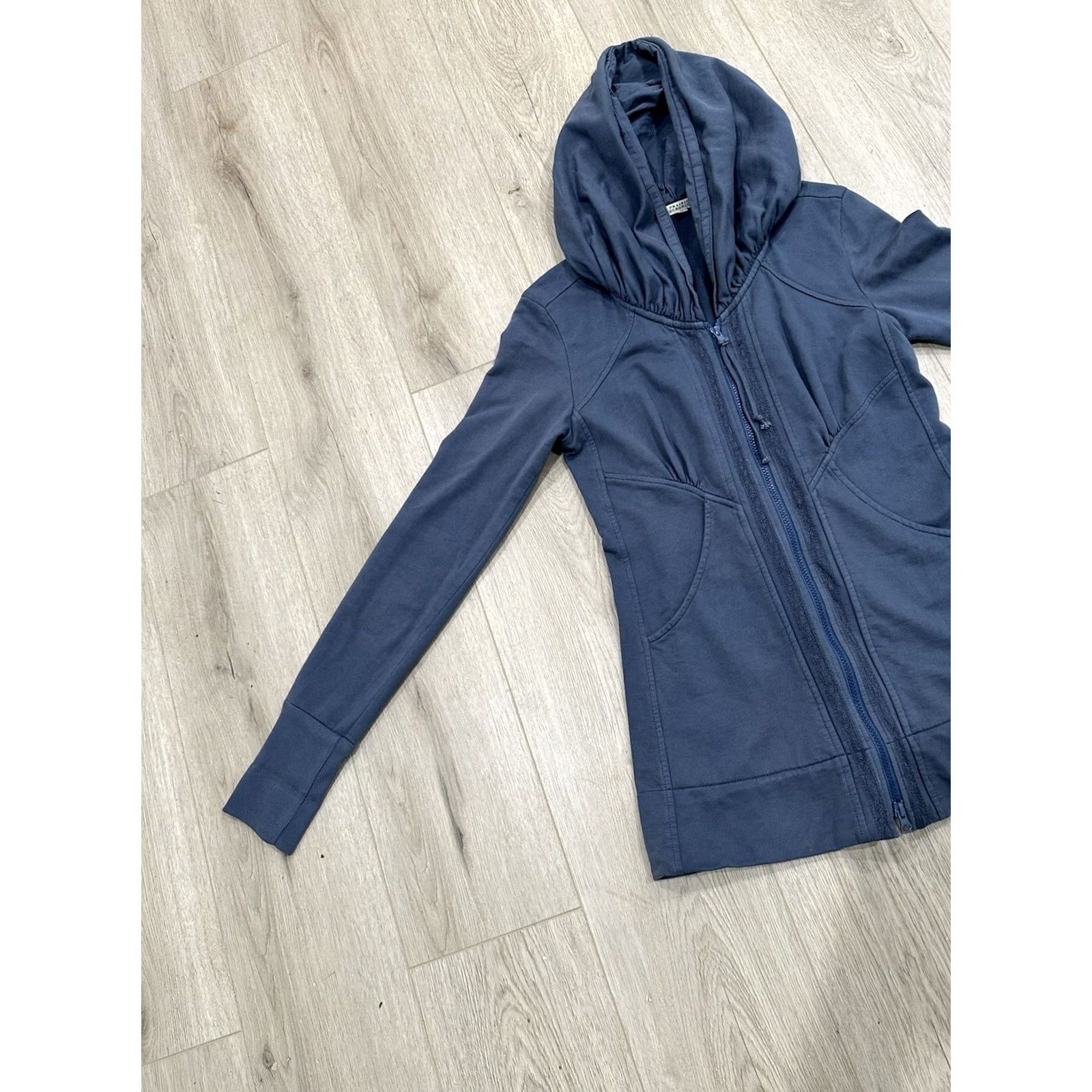 Vintage VINTAGE Prairie Underground Cloak Hoodie Jacket Blue Size S Long Sleeve Casual Size S / US 4 / IT 40 - 3 Thumbnail