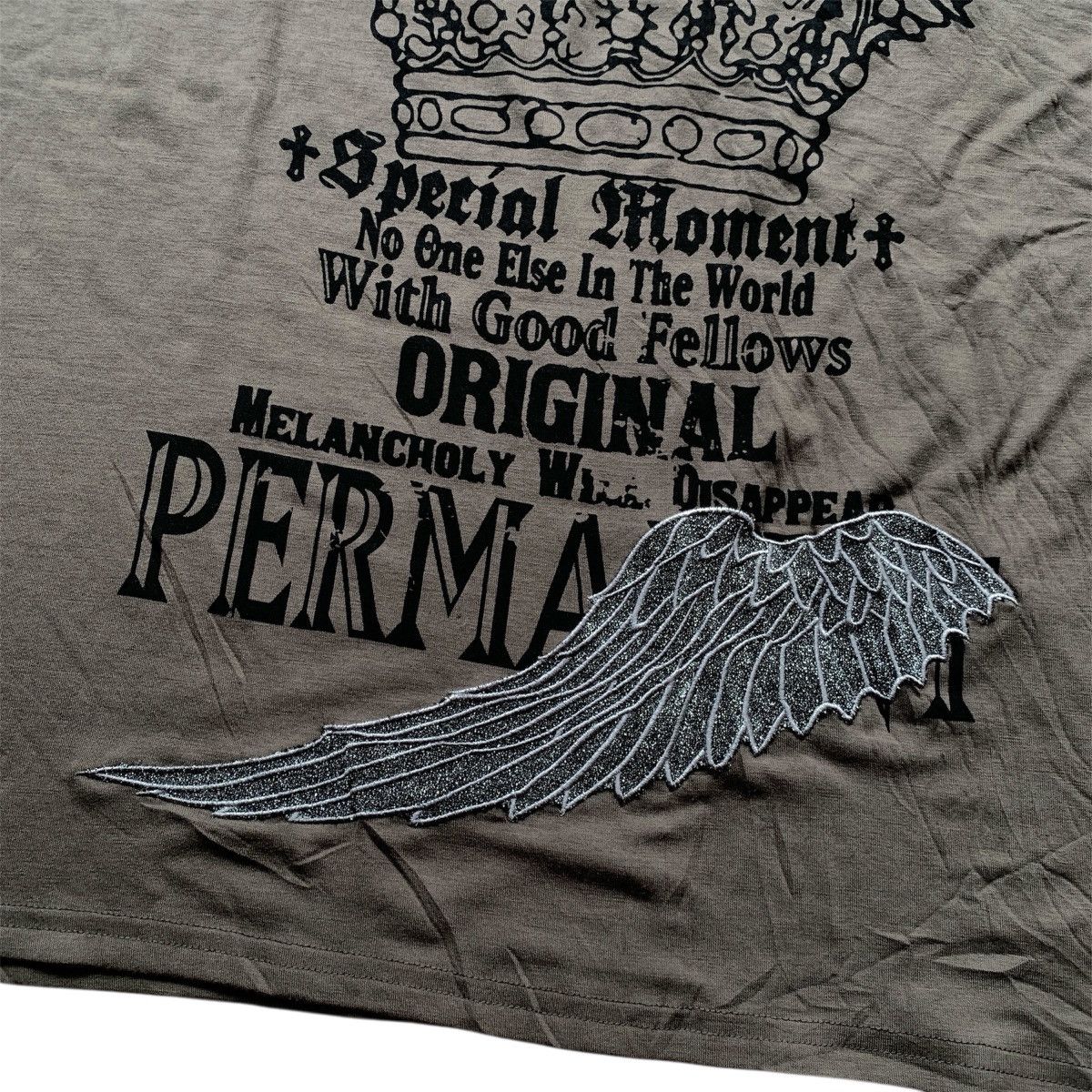 14th Addiction 2000’s M.K.R Poem Gothic Vkei Style Longsleeve Tshirt Size US M / EU 48-50 / 2 - 9 Thumbnail