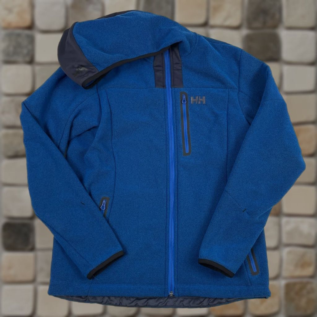 Helly Hansen Helly Hansen Jacket Mens Medium Blue Vanir Fleece Full Zip Hiking Snowboarding Shirt? Size US M / EU 48-50 / 2 - 1 Thumbnail