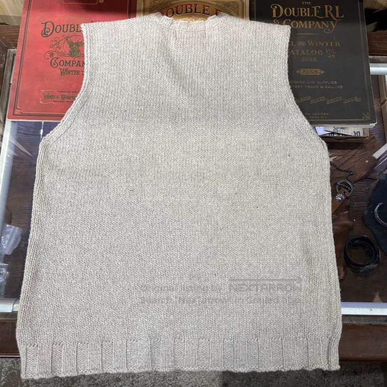 RRL Ralph Lauren RRL Ralph Lauren Cotton and Linen Blend Knit Vest Size US S / EU 44-46 / 1 - 2 Thumbnail