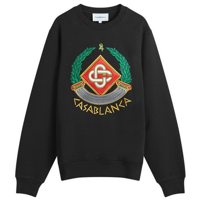 Casablanca ❗️NEW 🇫🇷 Casablanca Tennis Club Embroidered Crest Sweatshirt Size US L / EU 52-54 / 3 - 5 Thumbnail