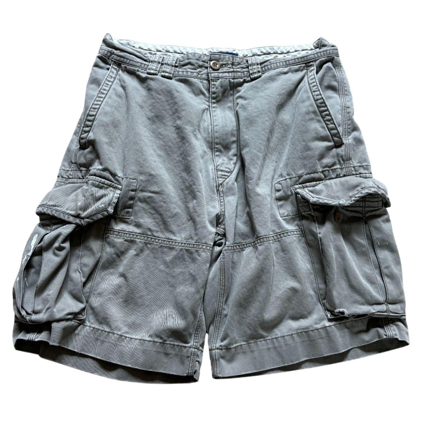 y2k 2000s style Polo Ralph Lauren baggy wide leg cargo pants