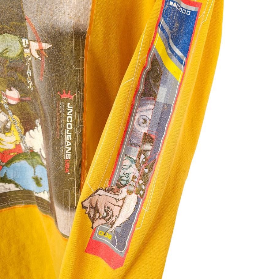 Vintage Vintage JNCO Jeans T Shirt Mens Size Medium Yellow 90s Rave Size US M / EU 48-50 / 2 - 5 Thumbnail