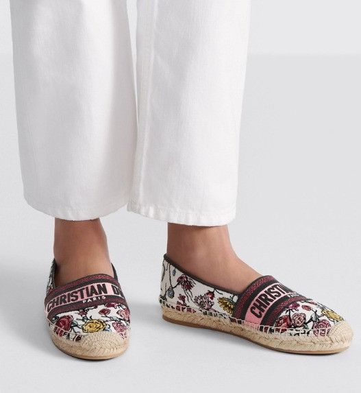 Dior o1w1db10724 Granville Espadrille in Multicolor Size US 7 / IT 37 - 6 Thumbnail