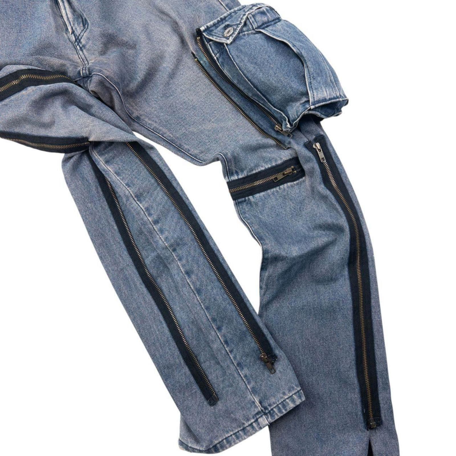Other Vintage 2000s PPFM Convertible Zip Denim Jeans Size W32 Size US 34 / EU 50 - 8 Thumbnail